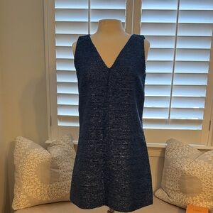 Victoria Beckham blue sparkly dress sz-8